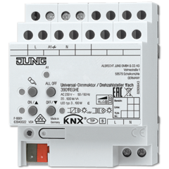 фото KNX универсальный диммер, 1 канал 20-500 W/VA (3901REGHE)