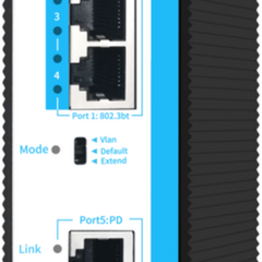 фото Коммутатор неуправляемый 4 порта PoE 1 Гбит/с 48В GL-SW-G005-05PSG-I(PD) (GL-SW-G005-05PSG-I(PD))