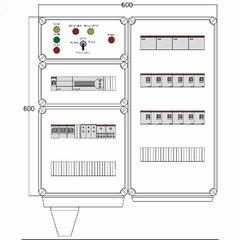 фото Щит управления электрообогревом DEVIbox HS 12x3400 D850 (в комплекте с терморегулятором) (DBS032)