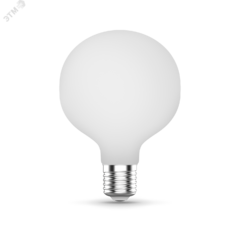 фото Лампа светодиодная LED 10 Вт 1070 Лм 3000К теплая Е27 G95 milky Filament Gauss (189202110)