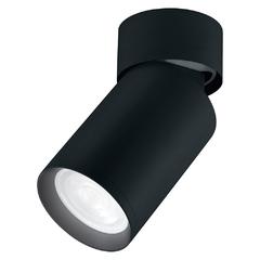 фото Светильник ДПО GU10 без лампы наклонный черный (ML180)