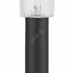 фото Садовый светильник на солнечной батарее, пластик, черный, 30 см SL-PL30 ЭРА (Б0018974)
