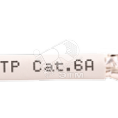 фото Витая пара U/FTP 4PR 23AWG Cat.6А PVC экранированная(DCM Test Report)
