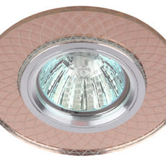 фото Светильник встраиваемый DK LD43 TEA 3D /1 декор cо светодиодной подсветкой MR16  чай (50/1500) ЭРА (Б0048940)