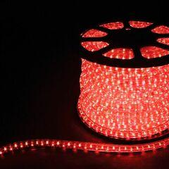 фото Дюралайт светодиодный LEDх72/м красный трехжильный кратно 2м бухта 50м (LED-F)
