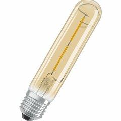 фото Лампа светодиодная LED 2,5W Е27 Vintage 1906 CL Tubular,филамент,GOL (замена 20Вт)теплый,золотистая Osram (4058075808171)