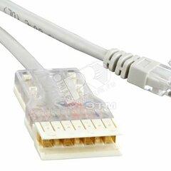 фото Патч-корд 110 тип-RJ45 1 пара LSZH серый (1м)