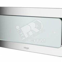 фото Кнопка смыва Visign for More103 стекло светло-серый модель 83551 (605643)