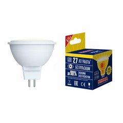 фото Лампа светодиодная LED-JCDR-10W/WW/GU5.3/NR Форма JCDR, матовая. Серия Norma. Теплый белый свет (3000K). Картон. ТМ Volpe (UL-00003843)