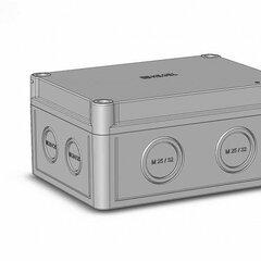 фото Коробка приборная КР2801-110 ПС для открытого монтажа, полистирол, светло-серый цвет (КР2801-110)