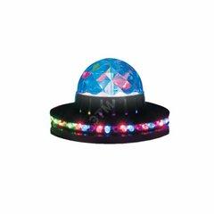 фото Светодиодный светильник-проектор ULI-Q305 3,5W/RGB BLACK Напольный Серия DISCO, многоцветный Горизонтальная и вертикальная проекции ТМ VOLPE Кабель с вилкой, 220В Цвет корпуса - черный . (UL-00000300)