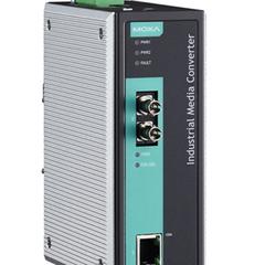 фото Медиаконвертер Ethernet 10/100BaseTX в 100BaseFX  (многомодовое оптоволокно) в металлическом корпусес расширенным диапазоном температур (IMC-101-M-ST-T)