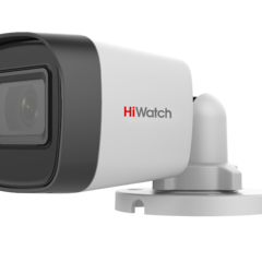 фото Видеокамера HD-TVI гибридный 5Мп уличная цилиндрическая с EXIR-подсветкой до 20м (3.6мм) (DS-T500 (С) (3.6 mm))