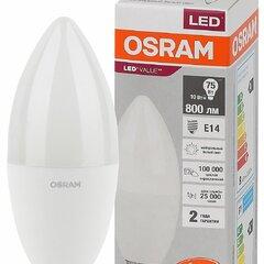 фото Лампа светодиодная LED 10 Вт E14 4000К 800Лм свеча 220 В (замена 75Вт) OSRAM (4058075579187)