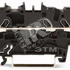 фото Клемма 3-проводная проходная 0.25-2.5(4)мм.кв черная (2002-1305)
