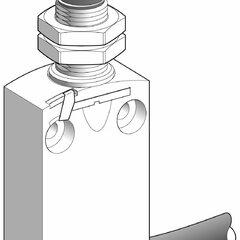 фото Выключатель концевой 1НО1НЗ с кабелем 1м