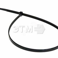 фото Хомут-стяжка кабельная нейлоновая 450x4,8 мм, черная, упаковка 100 шт (etm07-0451-5)