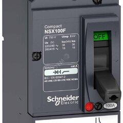 фото Выключатель автоматический двухполюсный NSX100F 80A AC/DC (LV438599)