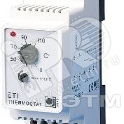 фото Терморегулятор ETI-1551 для трубопроводов на DIN-рейку без датчика
