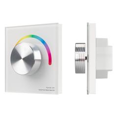 фото Панель SMART-P8-RGB-G-IN White (12-24V, 3x4A, Rotary, 2.4G) (Arlight, IP20 Пластик, 5 лет) (033764)