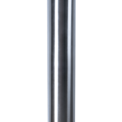 фото Светильник садово-парковый ландшафтный НТУ E27 без ламп корпус алюминий поликарбонат хром столб круг 0.8м -40...+40°C IP44 JazzWay (5040755)