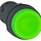 фото Кнопка 22мм 230В зеленая с подсветкой (XB7NW33M1)