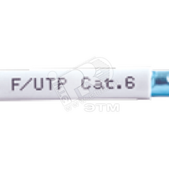 фото Витая пара F/UTP 4PR 23AWG Cat.6 PVC экранированная(DCM Test Report)