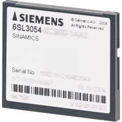 фото Флэшкарта Sinamics S120 CompactFlash включает лицензирование версия 4.8 (6SL3054-0EJ00-1BA0)
