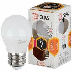 фото Лампа светодиодная Эра LED P45-7W-827-E27 (диод, шар, 7Вт, тепл, E27) (Б0020550)