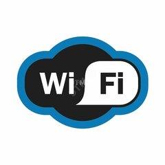 фото Наклейка информационный знак Зона Wi-Fi 150х200 мм (etm56-0017)
