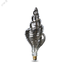 фото Лампа светодиодная LED 6 Вт 200 Лм 2400К теплая Е27 TL120 gray flexible Filament Gauss (166802008)