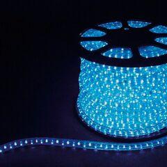 фото Дюралайт светодиодный LEDх72/м синий трехжильный кратно 2м бухта 50м (LED-F)