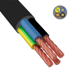 фото Провод ПВС 4х4-0.660 черный ТРТС