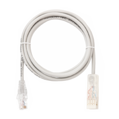 фото Патч-корд U/UTP 2 пары Cat 5 110-RJ45/8P8C Ethernet 7х0192мм LSZH серый 3м (NMC-PC2UD05E-030-C-GY)