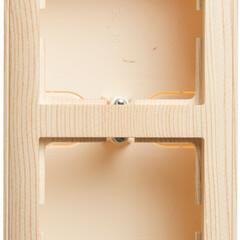 фото W59 коробка подъемная для наружного монтажа с рамкой 2-местная, сосна (KP-252-78)