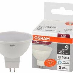 фото Лампа светодиодная LED 5 Вт GU5.3 6500К 400Лм спот 220 В (замена 35Вт) OSRAM (4058075582484)