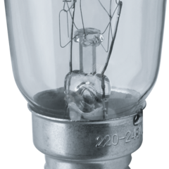 фото Лампа накаливания специального назначения РН 25вт 230в Е14 T26 CL для холодильников швейных машин кухонных вытяжек и ночников (61204 NI-T26)