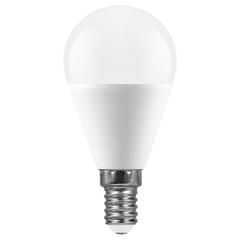 фото Лампа светодиодная LED 15вт Е14 белый матовый шар (SBG4515)