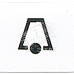 фото Окошко с символом для KO-клавиш символ звонок белое (33KWW)