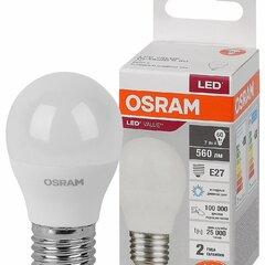 фото Лампа светодиодная LED 7 Вт E27 6500К 560Лм шарик 220 В (замена 60Вт) OSRAM (4058075579866)