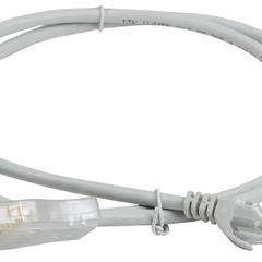 фото Патч-корд ITK категория 110-RJ45 5Е 1 метр PVC серый (PC01-11045-4P1M)