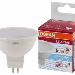 фото Лампа светодиодная LED 5Вт GU5.3 4000К 400лм 230V FR MR16 (замена 50Вт) OSRAM LS (4058075480490)