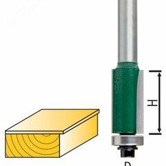 фото Фреза для выборки заподлицо с нижним подшипником DxHxL=19х25.6х72 мм (3604-122619)