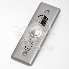 фото Кнопка запроса на выход TDE-02 Tantos прямоугольная металл 115х40х20мм (TDE-02)