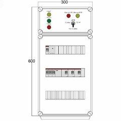 фото Щит управления электрообогревом DEVIBOX HR 3x2800 D330 (в комплекте с терморегулятором и датчиком температуры) (DBR123)