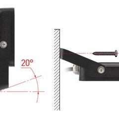 фото LPR-70-6500К-М SMD Eco Sl Прожекторы Eco ЭРА LPR-70-6500К-М SMD Eco Slim 70Вт 6300Лм 6500K 240х272 рамка, накл.кр (Б0032641)