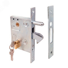 фото Замок-крюк с ключом для откатных ворот без        автоматики с ответной частью (LOCK L)