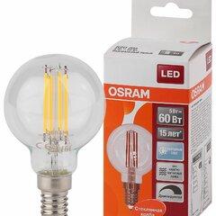 фото Лампа светодиодная LED 5Вт E14 CLB60D белый, Filament диммируемая,прозр.шар OSRAM (4058075230446)