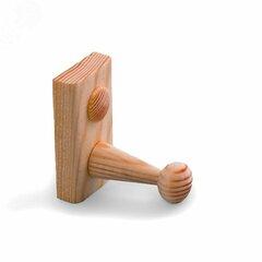 фото Крючок мебельный 1-рожковый 10x42 деревянный (4 шт.) (16 0953 1)