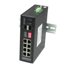 фото Коммутатор промышленный PoE 8 портов 10/100/1000 Мб/с, 2хSFP (SW-80802/I(Port 90W,300W))